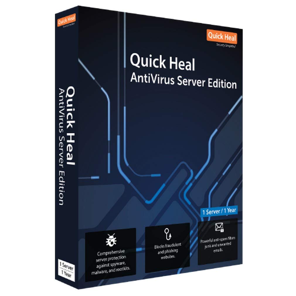 QUICK HEAL SERVER EDITION
1 USER 1 YEAR